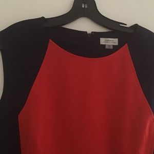 Tahari colorblick dress, SZ 16, NWOT.